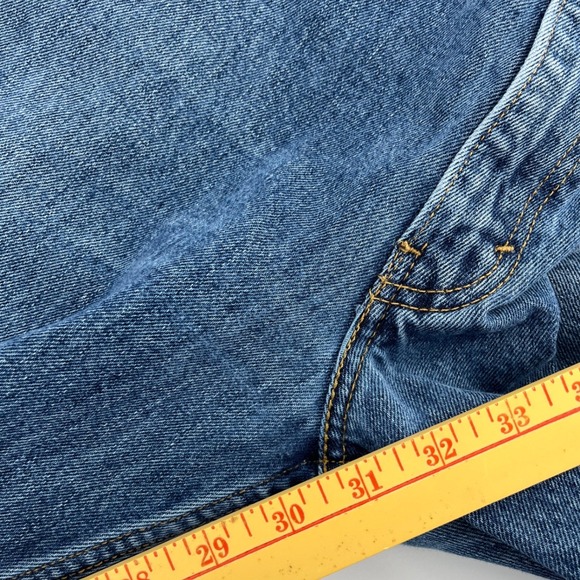Levi Strauss 550 Relaxed Fit Mens Jeans Blue Denim W42 L32 - Picture 7 of 10